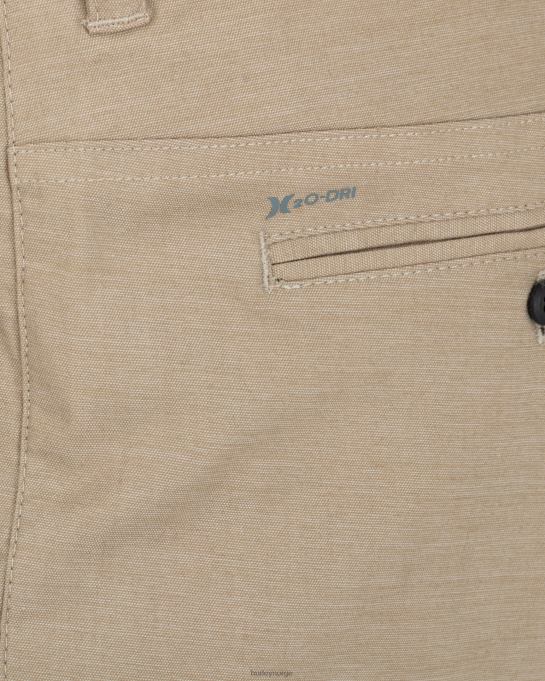 klær menn Hurley h2o-dri puste-walkshorts 19" kaki R406L103