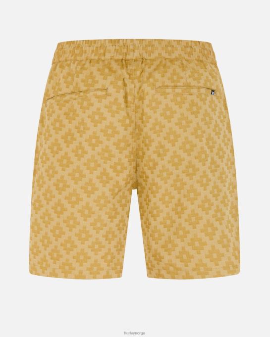 klær menn Hurley jaquard volley 18" walkshort støvete cheddar R406L230