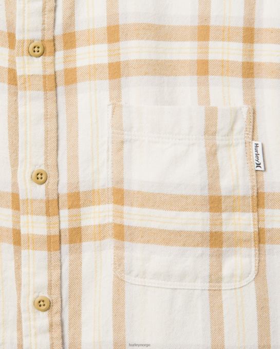 klær menn Hurley Portland økologisk flanellskjorte bein R406L385