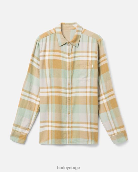 klær menn Hurley Portland økologisk flanellskjorte gylden doodle R406L382