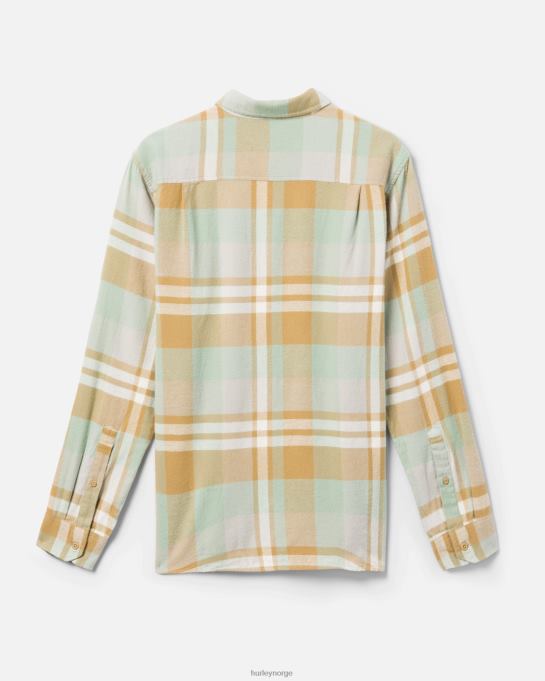 klær menn Hurley Portland økologisk flanellskjorte gylden doodle R406L382