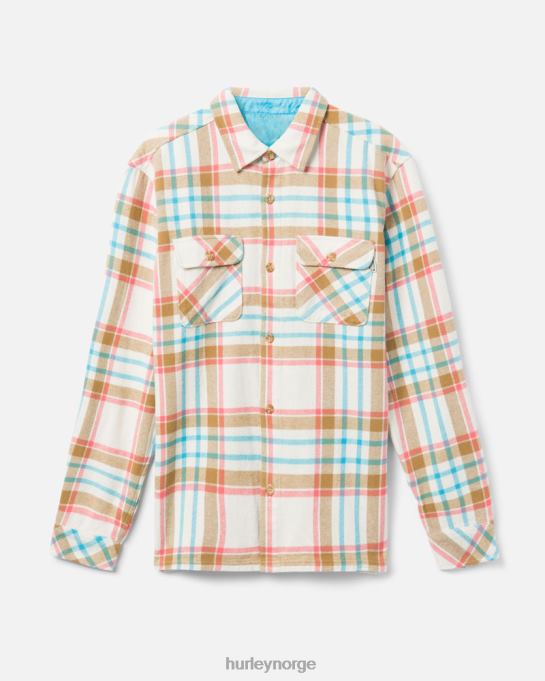 klær menn Hurley Santa Cruz strandlinjeflanell knapt bein R406L396