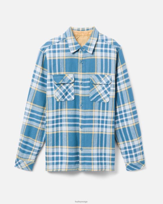 klær menn Hurley Santa Cruz strandlinjeflanell middels blå R406L397