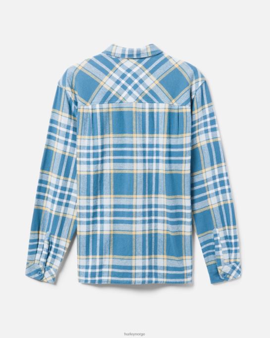 klær menn Hurley Santa Cruz strandlinjeflanell middels blå R406L397