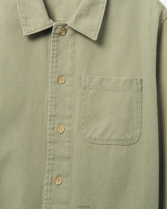 klær menn Hurley bixby canvas langermet skjorte hæren R406L381