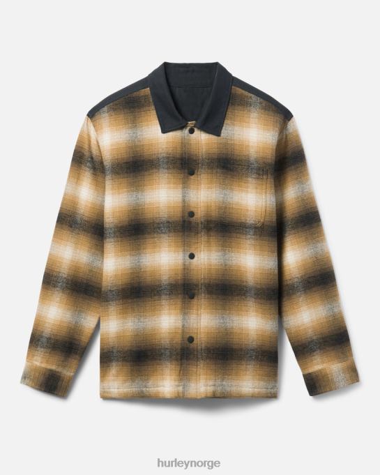 klær menn Hurley bixby overskjorte langermet skjorte svart R406L325