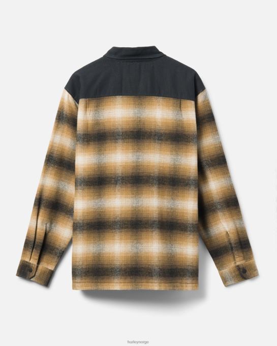 klær menn Hurley bixby overskjorte langermet skjorte svart R406L325