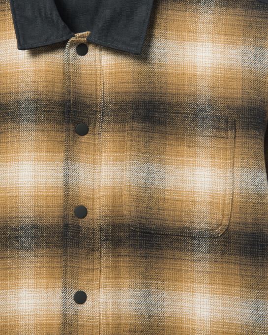 klær menn Hurley bixby overskjorte langermet skjorte svart R406L325