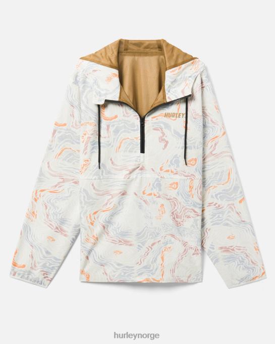 klær menn Hurley offshore anorakk vindjakke knapt bein R406L407