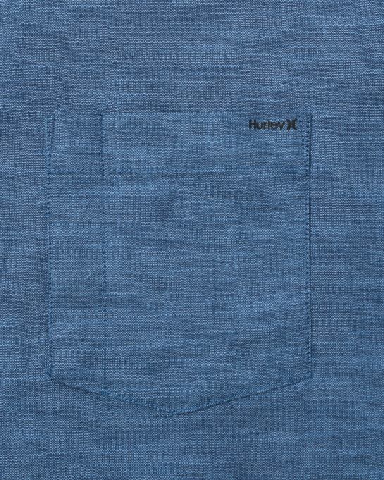 klær menn Hurley one and only stretch kortermet skjorte obsidian R406L403