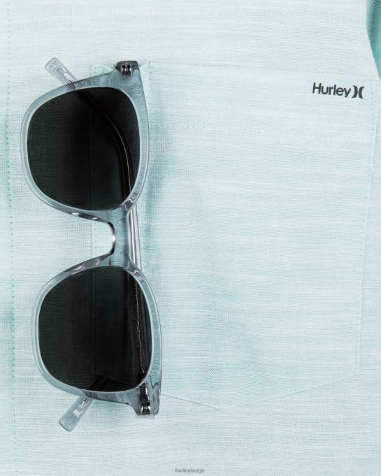 klær menn Hurley one and only stretch kortermet skjorte tropisk tåke R406L108