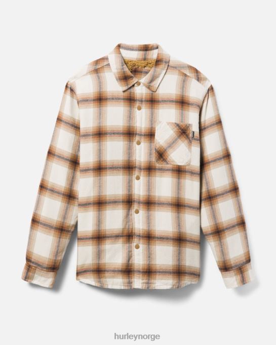 klær menn Hurley portland sherpa foret flanell knapt bein R406L411