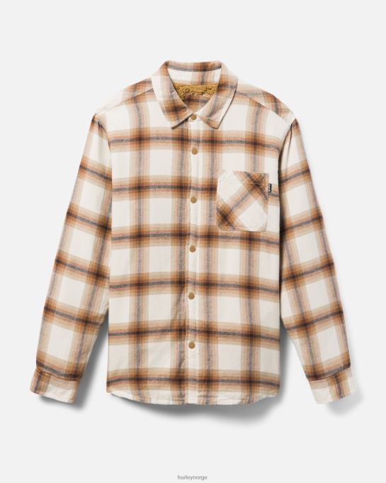 klær menn Hurley portland sherpa foret flanell knapt bein R406L411