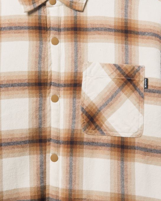 klær menn Hurley portland sherpa foret flanell knapt bein R406L411