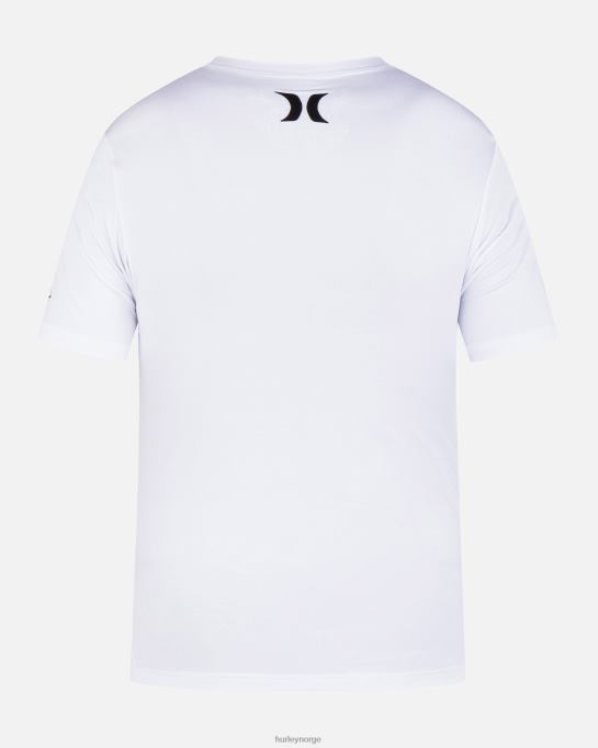 klær menn Hurley en eneste hurtigtørrende rashguard hvit R406L278