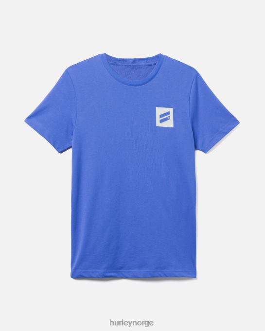 klær menn Hurley finnes bootcamp tørr kortermet ytelses-t-skjorte blå R406L47