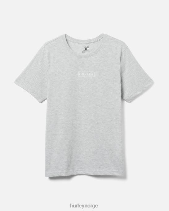 klær menn Hurley finnes grafisk t-skjorte i bomullsjersey med logo med logo grå/grå R406L36