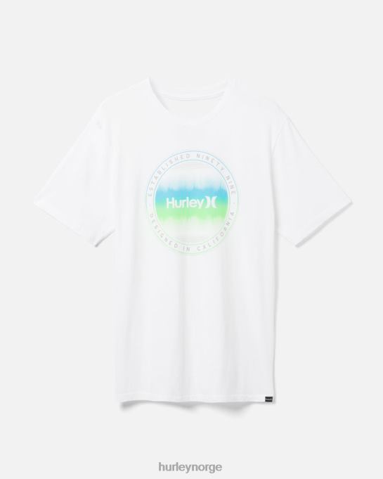 klær menn Hurley hverdags bølgelengde t-skjorte hvit R406L347