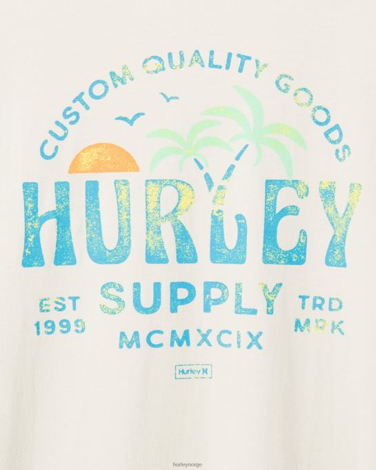 klær menn Hurley hverdags doble håndflater kortermet bein R406L310