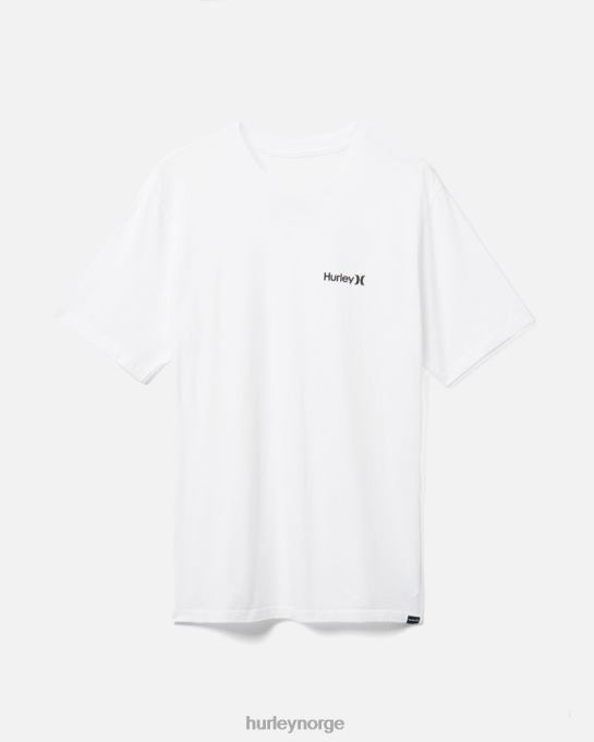 klær menn Hurley hverdags en og bare fm t-skjorte hvit R406L286