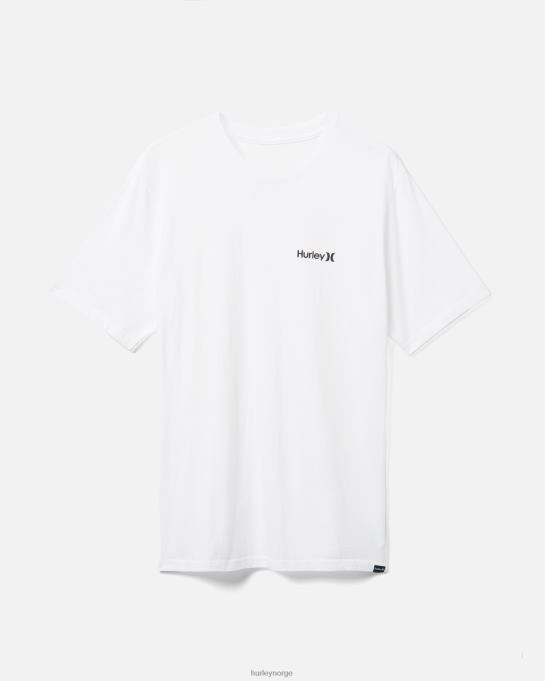 klær menn Hurley hverdags en og bare fm t-skjorte hvit R406L286