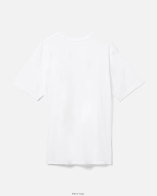 klær menn Hurley hverdags en og bare fm t-skjorte hvit R406L286