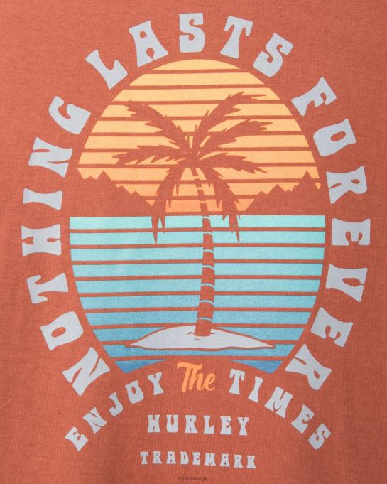 klær menn Hurley hverdags ingenting varer evig kortermet zion rust R406L390