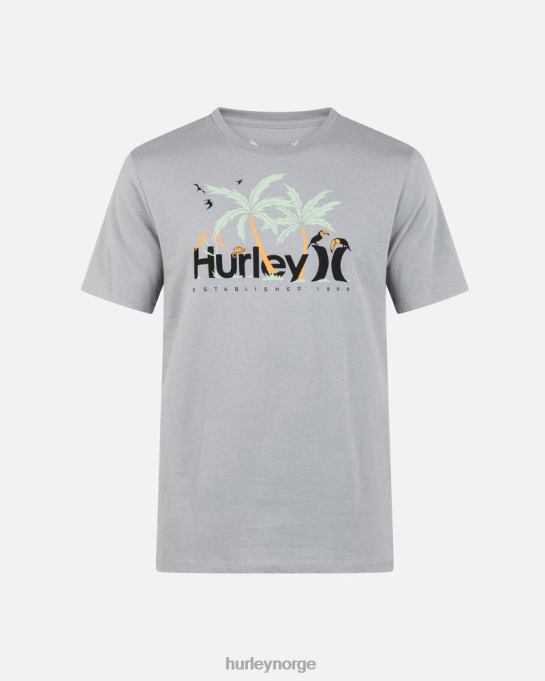 klær menn Hurley hverdags jungel kortermet t-skjorte partikkel R406L109