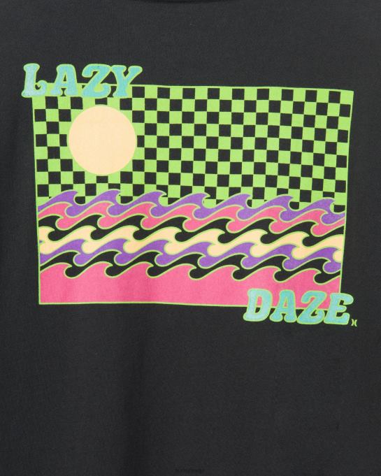klær menn Hurley hverdags lazy daze t-skjorte svart R406L299