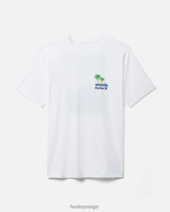 klær menn Hurley hverdags mingo kortermet hvit R406L393