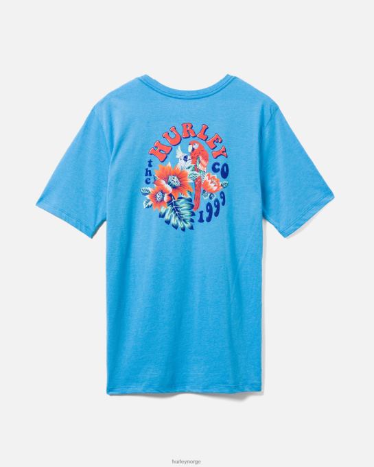 klær menn Hurley hverdags papegøyefest kortermet indo blå R406L402