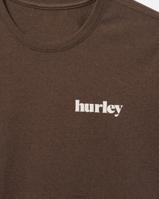 klær menn Hurley hverdags resirkulert senker puff kortermet brun R406L355