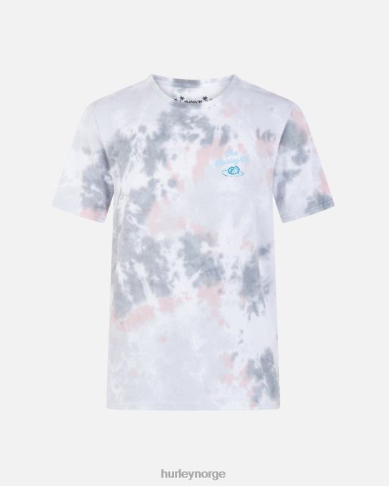 klær menn Hurley hverdags tie dye bunnen opp kortermet t-skjorte platina R406L10
