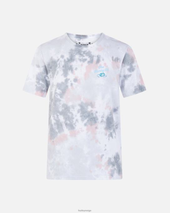klær menn Hurley hverdags tie dye bunnen opp kortermet t-skjorte platina R406L10