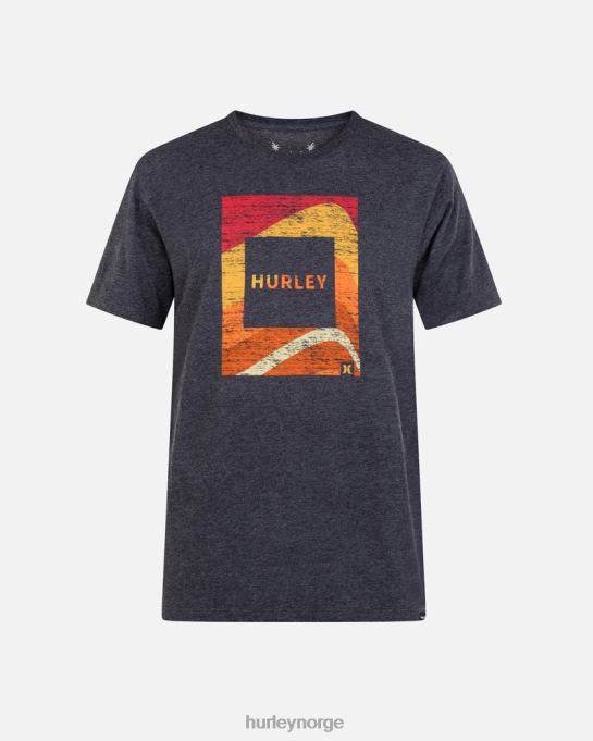 klær menn Hurley hverdagsdrifter kortermet t-skjorte svart lyng R406L18