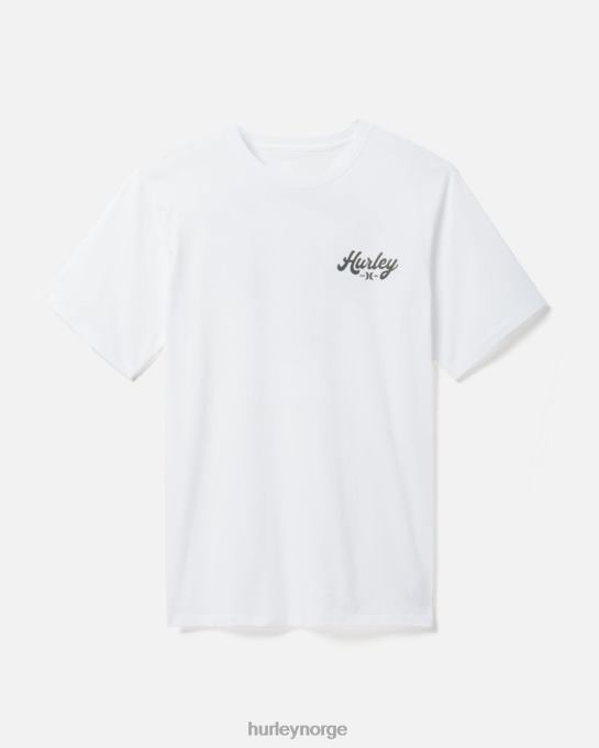 klær menn Hurley hverdagsdyrking t-skjorte hvit R406L339