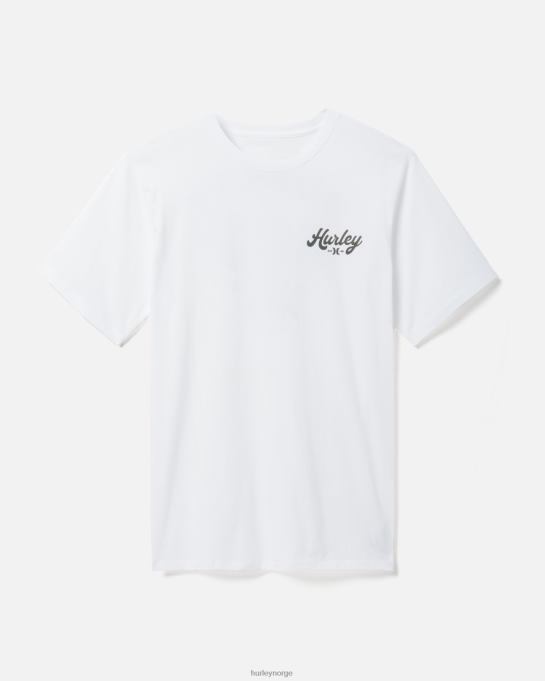 klær menn Hurley hverdagsdyrking t-skjorte hvit R406L339