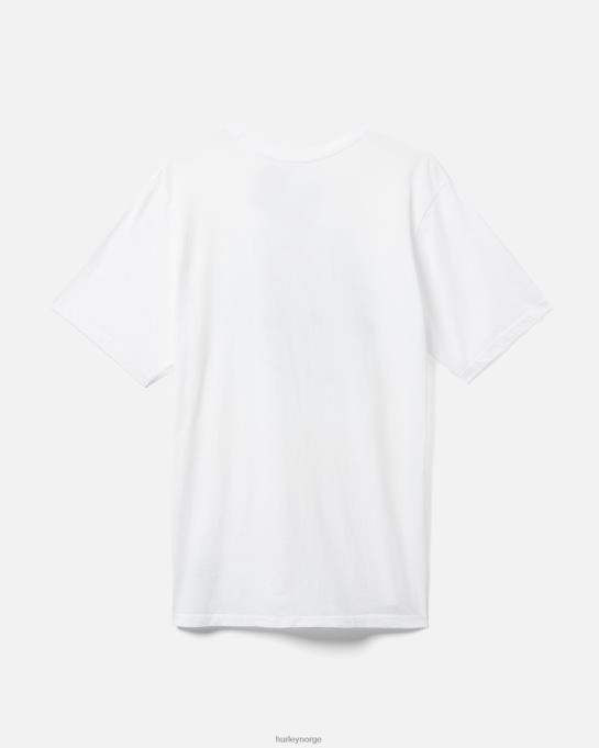 klær menn Hurley hverdagsetikett med kort ermet hvit R406L316