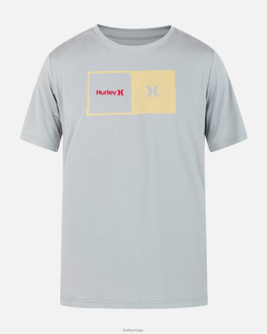 klær menn Hurley hverdagshybrid upf kortermet gråmelert R406L290