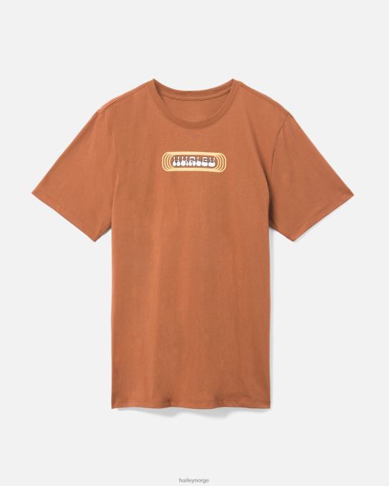 klær menn Hurley hverdagsutforsk tapt kvadratisk kort ermet zion rust R406L320