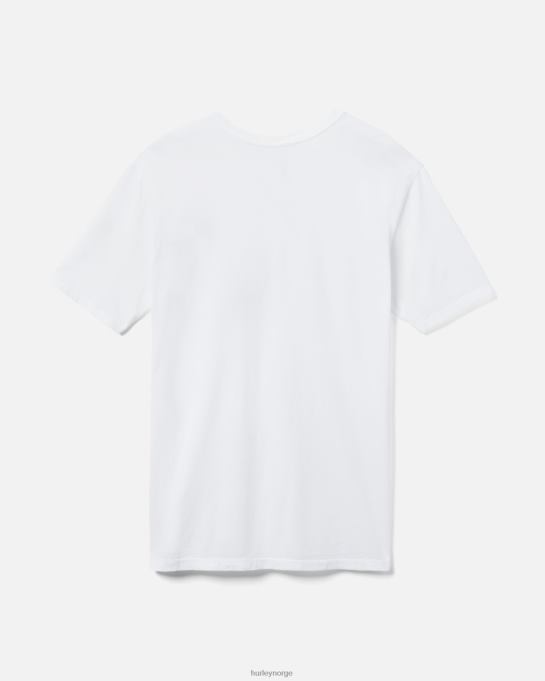 klær menn Hurley hverdagsvasket ala moana fastlane kortermet t-skjorte med lommer hvit R406L405