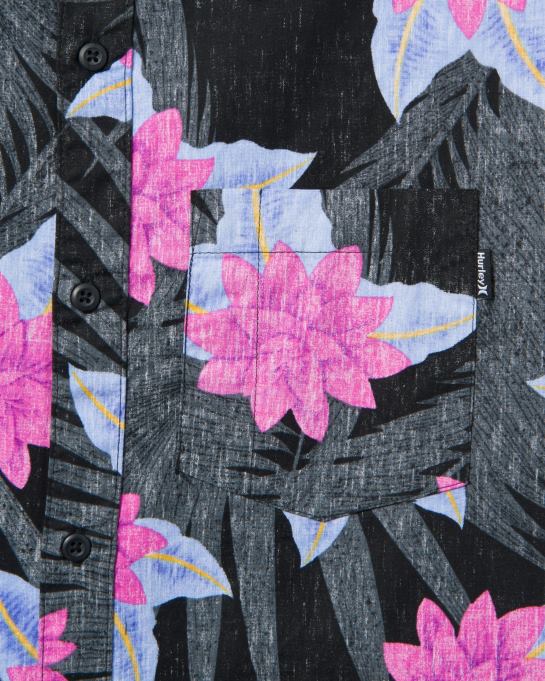 klær menn Hurley kile økologisk t-skjorte svart R406L307