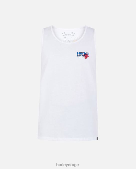 klær menn Hurley hverdags birdies tank hvit R406L71