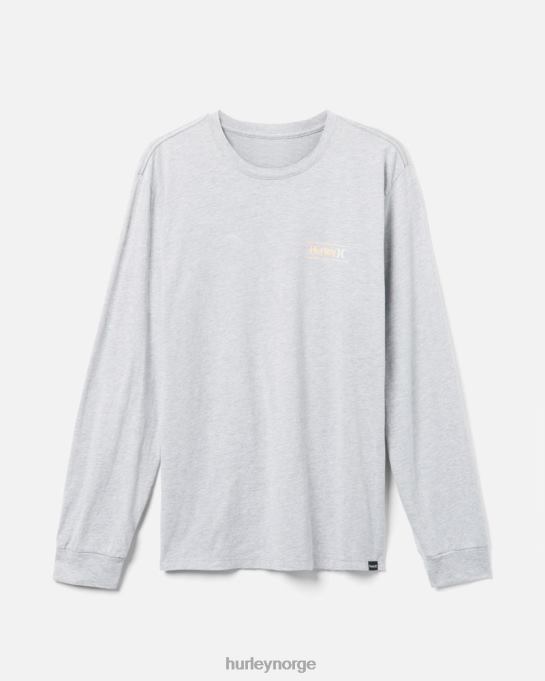 klær menn Hurley hverdags en og bare kuttet langermet mørkegrå lyng R406L344