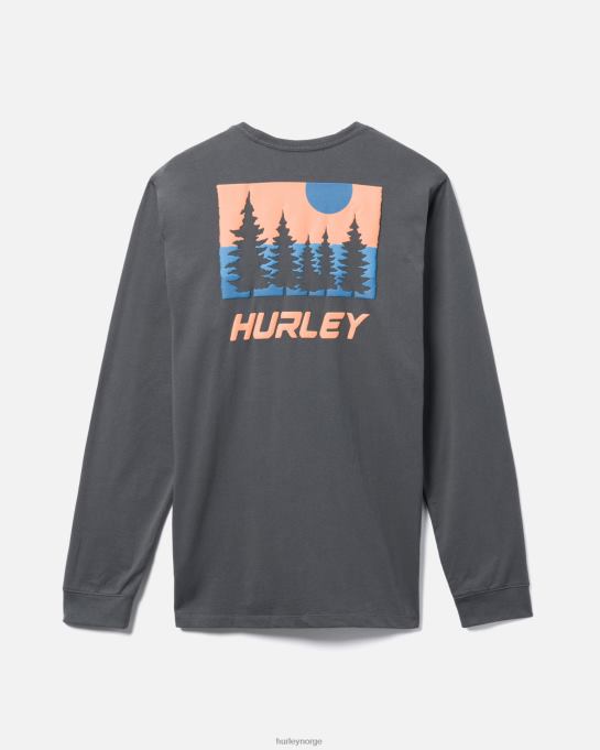 klær menn Hurley hverdags utforske eviggrønne lange ermer ionegrå R406L377