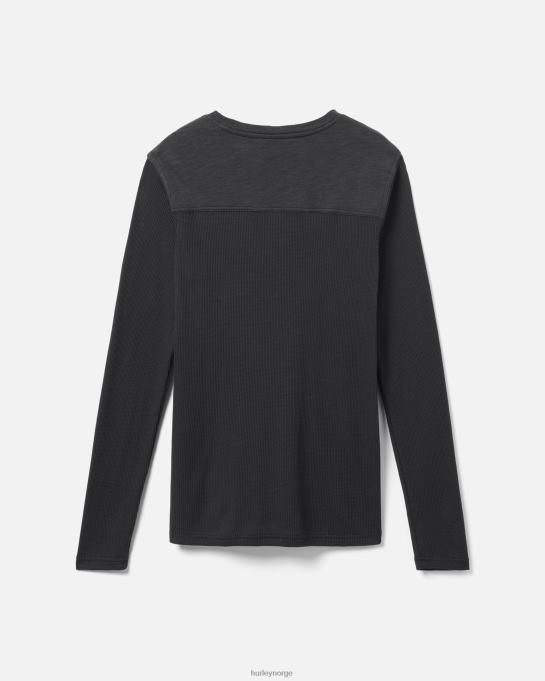 klær menn Hurley langermet felton termisk mannskap svart R406L398