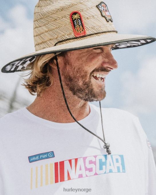 tilbehør menn Hurley nascar stråhatt kaki R406L115