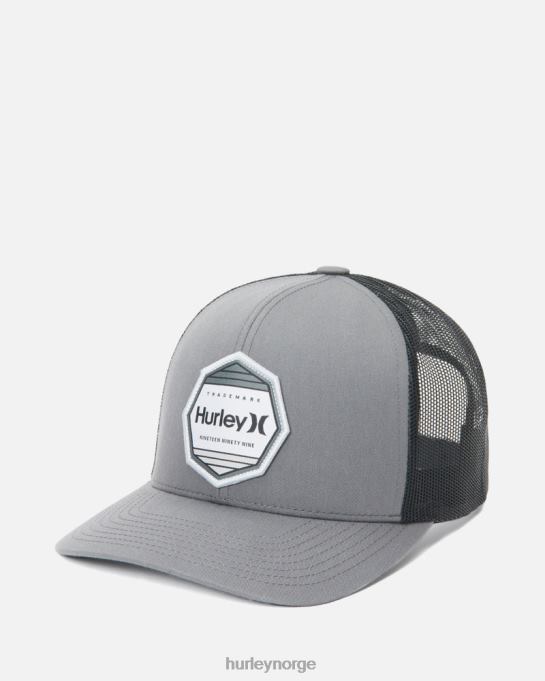 tilbehør menn Hurley pacific patch hatt mørk røykgrå R406L132