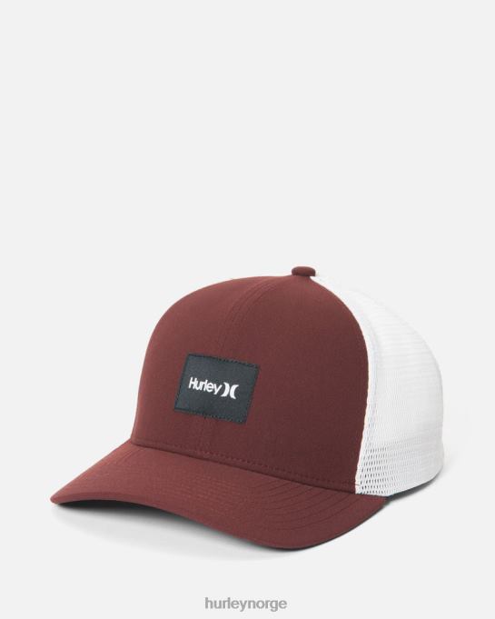 tilbehør menn Hurley warner trucker lue burgunder/hvit R406L126