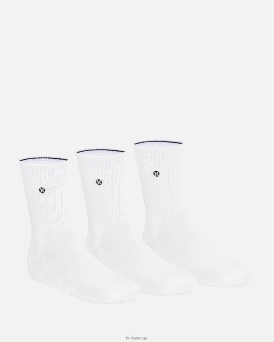 tilbehør menn Hurley h2o-dri mannskapssokk 3pk hvit R406L83